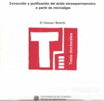 Extracción y purificación del ácido eicosapentaenoico a partir de microalgas