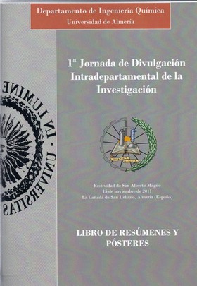 1ª Jornada de Divulgación Intradepartamental de la Investigación . Departamento de Ingenieria Químic