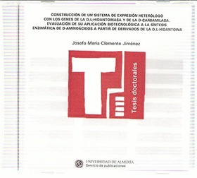 Construcción de un sistema de expresión heterólogo con los genes de la D,L-hidantoinasa y de la D-carbamilasa. Evaluación de su aplicación biotecnológica a la síntesis enzimática de D-Aminoácidos a partir de derivados de la D.L-Hidantoína