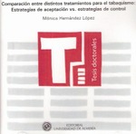 Comparación entre los distintos tratamientos para el tabaquismo: estrategias de aceptación vs. estrategias de control 