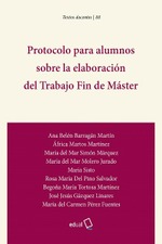 Protocolo para alumnos sobre la  elaboración del Trabajo Fin de Máster