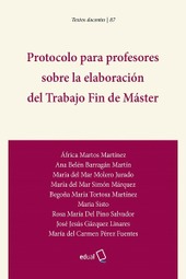 Protocolo para profesores sobre la elaboración del Trabajo Fin de Máster