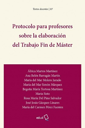 Protocolo para profesores sobre la elaboración del Trabajo Fin de Máster