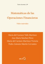 Matemáticas de las Operaciones Financieras. Vídeo-tutoriales