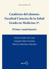 Cuaderno del Alumno. Facultad Ciencias de la Salud. Grado en Medicina 3º