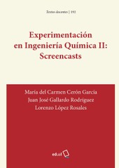 Experimentación en Ingeniería Química II: Screencasts