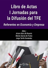 Libro de Actas. I Jornadas para la Difusión del TFE