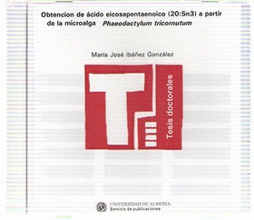 Obtención de ácido eicosapentaenoico (20:5n3) a partir de la microalga Phaeodactylum tricornutum