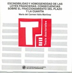 Escindibilidad y homogeneidad de las leyes financieras. Consecuencias sobre el fraccionamiento del p