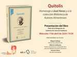 Presentación del libro Quitolis